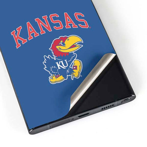 University of Kansas Collegiate Text Galaxy S25 Ultra Skin